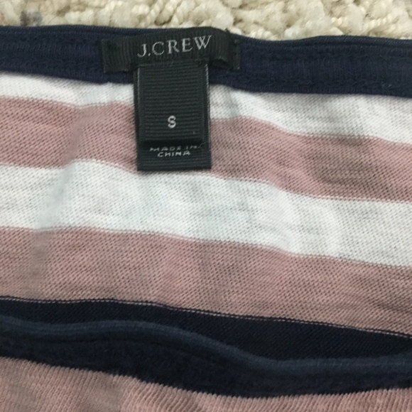 J. Crew Painter Boatneck Button Tee in Multistripe - Picture 4 of 5